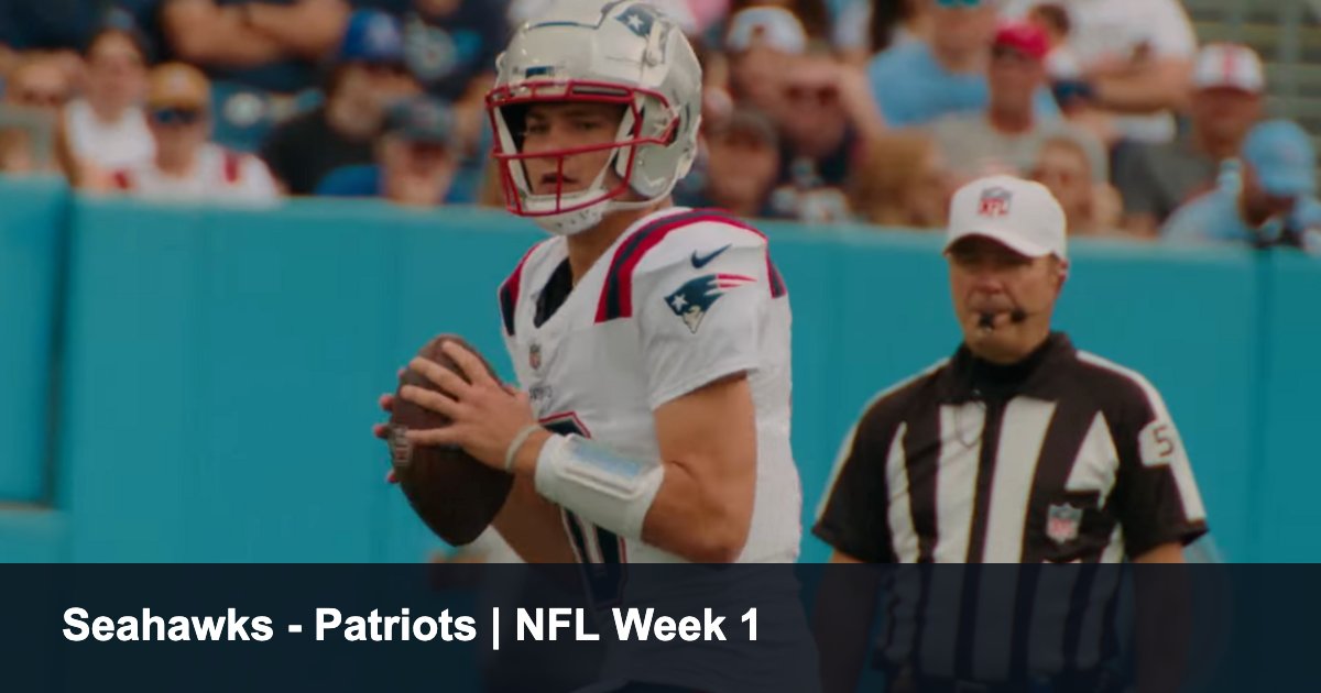 Seahawks mod Patriots i NFL Week 1 2026